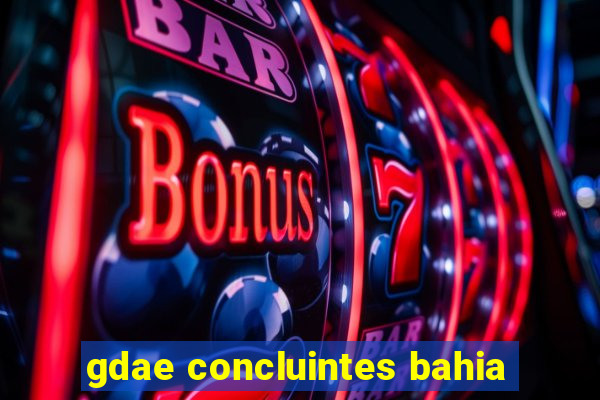 gdae concluintes bahia